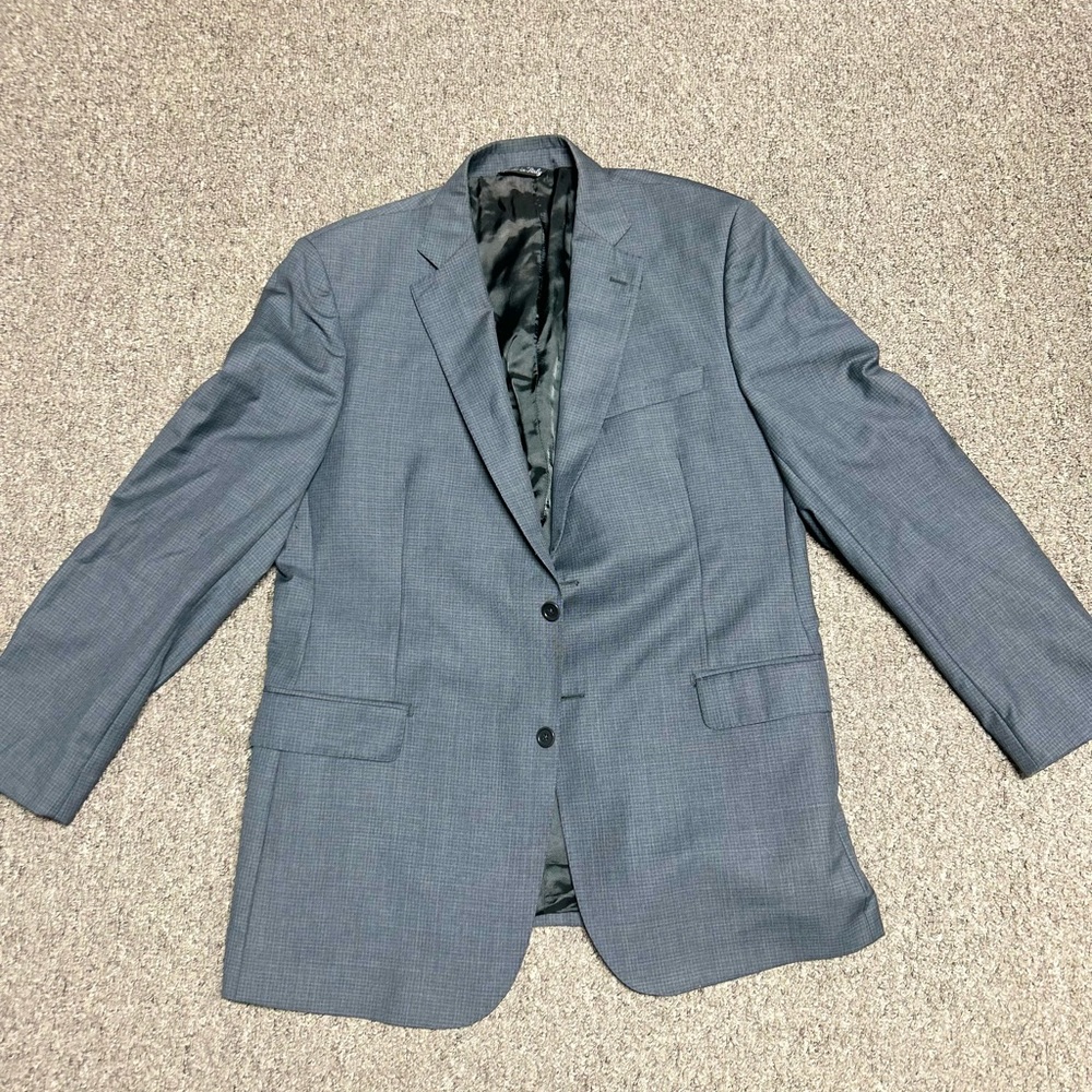 Men’s slim fit blazer (gray) size 44 Regular